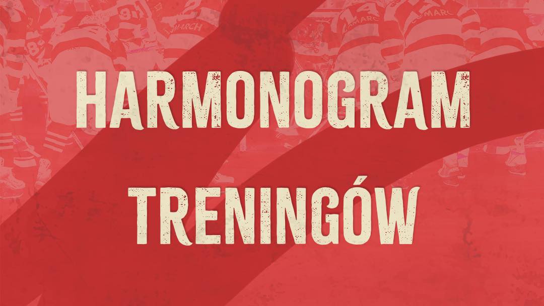 Harmonogram treningów