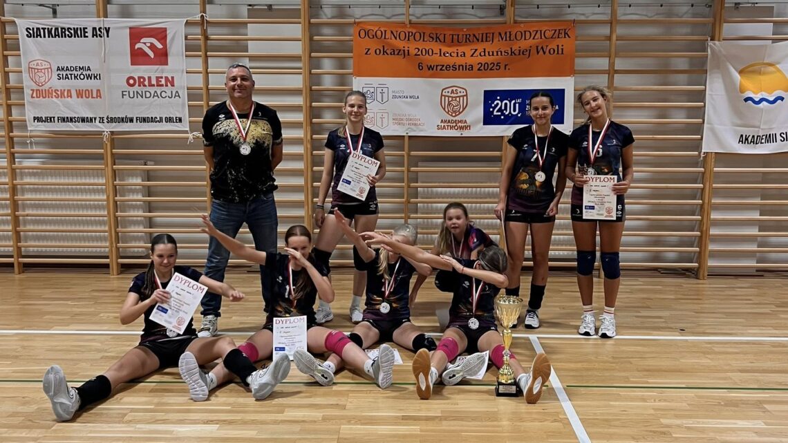 200 lecie Zduńskiej Woli – ogólnopolski turniej młodziczek i srebro dla UKS Siatka Zgierz